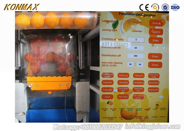 Mesin Pembuat Jus Buah Hitam Orange Fruit Juice Untuk Penggunaan Sekolah / Toko