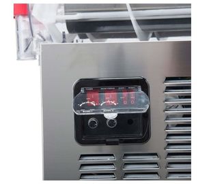 Two Bowl Ice Slush Machine Smoothie Machine With Cooler System For Restaurant