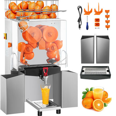 SS304 Food Grade Metal Orange Juicer Mesin Listrik