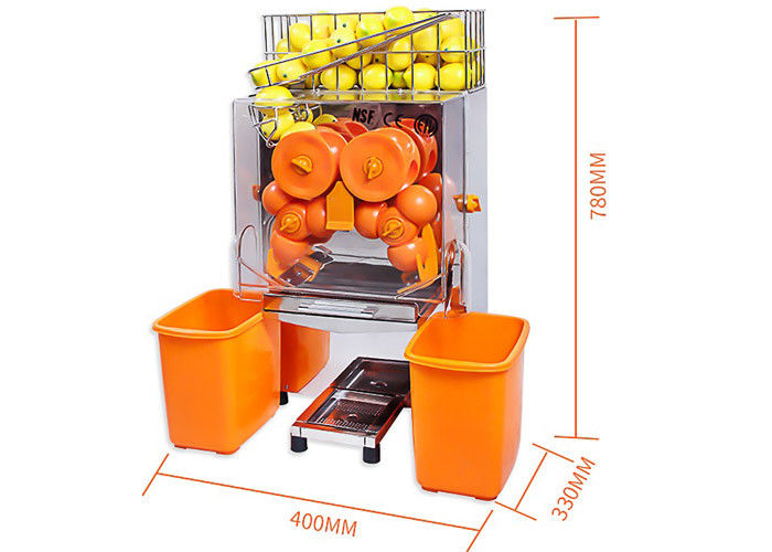Automatic Feeder Healthy Fresh Commercial Orange Juicer Machine 90w