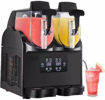 quality 3Lx2 Tangki Slushie Mesin Rumah 370W Komersial Slush Puppie Mesin Untuk Minuman Beku Otomatis Bersih factory